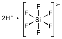 Molecular structure of Sodium Silicofluoride