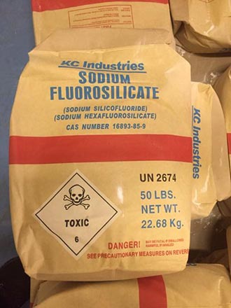 Toxic Sodium Fluorosilicate is likely added to your water.