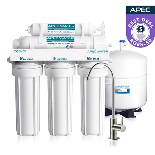 APEC ROES-50, Essence Series, 5-Stage, 50 GPD Reverse Osmosis System