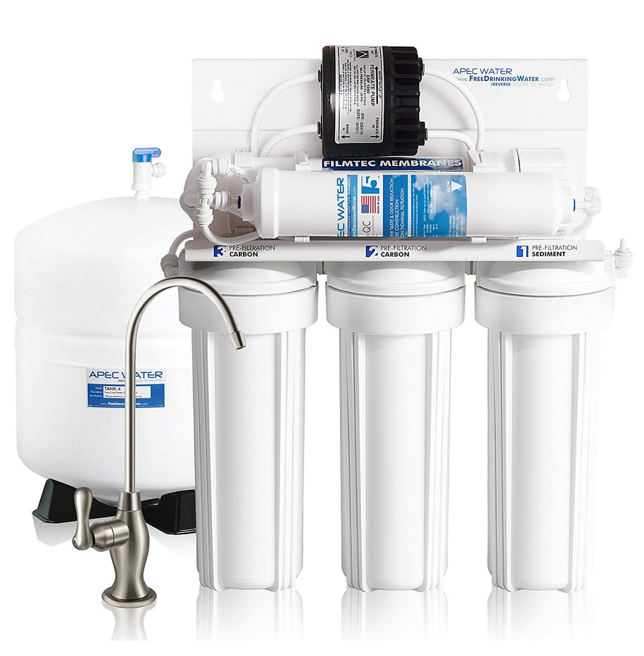 Reverse Osmosis System with a non-electric Permeate Pump.