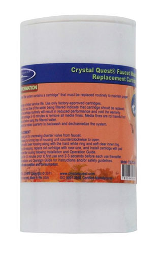 Crystal Quest's Faucet Mount Filter Cartridge CQE-RC-04046