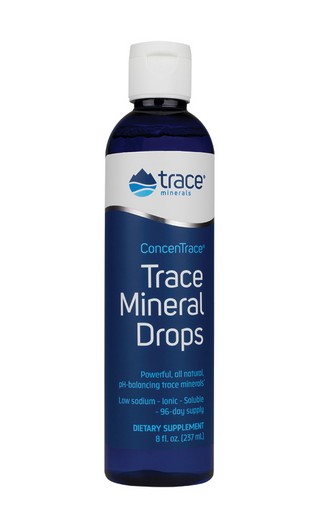 Trace Mineral Drops, Dietary Supplement.